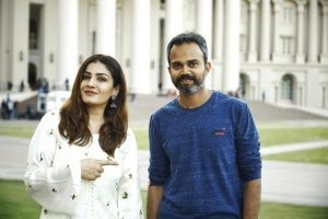 Raveena Tandon with Prashanth Neel Director KGF Chapter 2