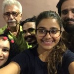 Ravi Kishan daughter selfie with great Naseeruddin Shah