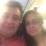 Rishi Kapoor latest selfie with Padmini Kolhapure
