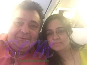 Rishi Kapoor latest selfie with Padmini Kolhapure