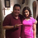 Rishi Kapoor with gorgeous Meenakshi Sheshadri