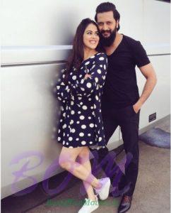 Riteish Deshmukh looking dashing with his baiko Genelia Deshmukh