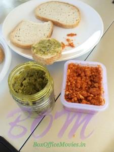 Riteish Deshmukh says with this picture 'Thecha and Shengdanya chi Chatni - the eternal saviour'. Its delicious.