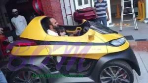 Rohit Shetty takes AbRam for a spin