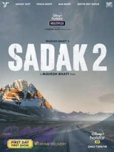 Sadak 2 first look poster