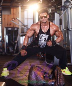 Sahil Khan during a GYM shoot