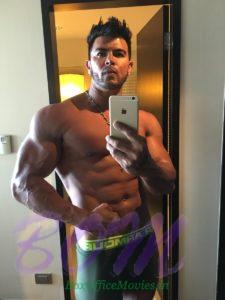 Sahil Khan selfie by iPhone