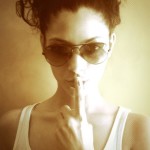 Saiyami Kher just after voting