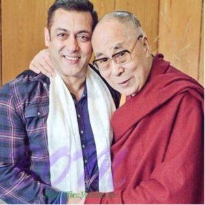 Salman Khan with Dalai Lama