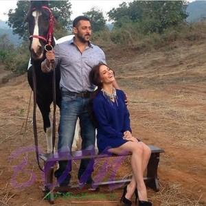 Salman Khan with Elli Avram for a summer 2016 photoshoot