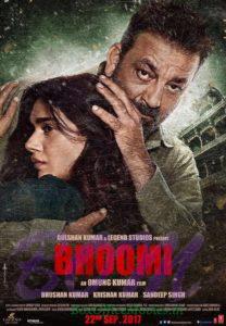 Sanjay Dutt and Aditi Rao Hydari starrer Bhoomi movie poster