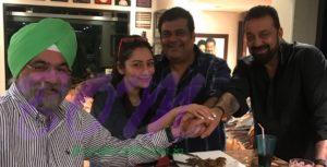 Sanjay Dutt and Manyata Dutt with Raju Chadha and Rahul Mittra