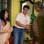 Saurav Ganguly on the sets of Piku to meet Amitabh Bachchan Ji