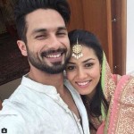 Shahid Kapoor selfie with Mira Rajput just on the wedding day