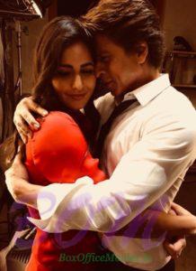 Shahrukh Khan and Katrina Kaif romantic pic from ZERO