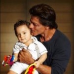 Shahrukh Khan little son AbRam first public with with dad