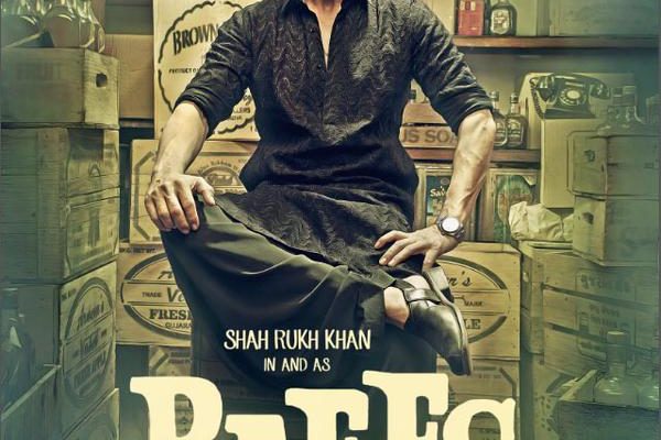 Shahrukh Khan starrer Raees movie poster