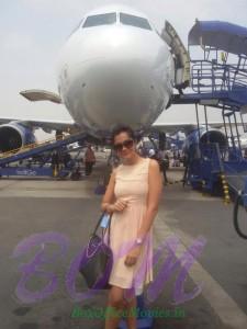 Sheena Chohan latest photo from Mumbai Airport