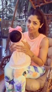 Shilpa Shetty Kundra daughter pic