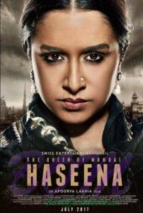 Shraddha Kapoor starrer Haseena Movie Poster