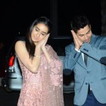 Shraddha Kapoor and Varun Dhawan while walked into Tulsi Kumar's reception