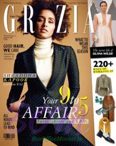 Shraddha Kapoor cover girl for Grazia India August 2016 issue