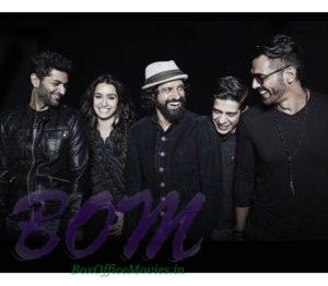 Shraddha Kapoor with Rock On 2 guys