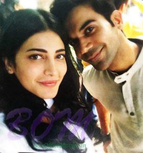 Shruti Haasan selfie with Raj Kumar Rao