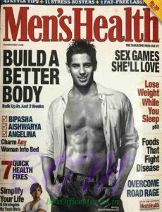 Siddharth Malhotra first ever cover boy pic for Men's Health Magazine in 2007
