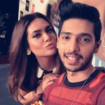 Singer Armaan Malik selfie with gorgeous Esha Gupta