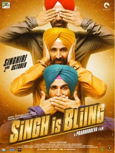 Singh Is Bliing new Gandhi theme poster