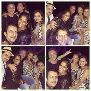 Enjoying together Sonakshi Sinha, Dia Mirza, Arpita khan, Sohail khan, Sanjay Kapoor