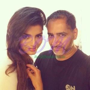 Gorgeous Sonali Raut with Vikram..