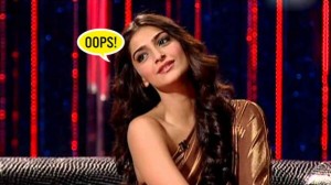 Sonam Kapoor Oops moment