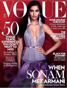 Sonam Kapoor for Vogue India Magazine Apr 2015 Issue