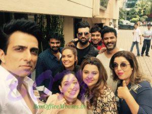 Sonu Sood with team Tutak Tutak Tutiya