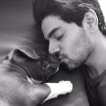 Sooraj Pancholi lipkiss to a cute doggy