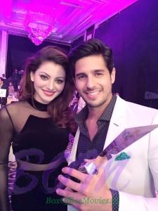 Stunning URVASHI RAUTELA with Siddharth Malhotra