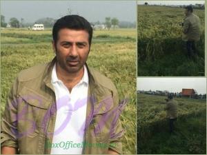 Sunny Deol refreshing break in Punjab recently