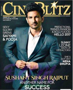 Sushant Singh Rajput cover boy for CineBlitz Magazine January 2017 issue