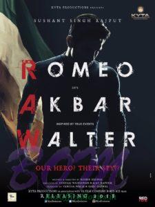 Sushant Singh Rajput starrer Romeo Akbar Walter movie teaser poster