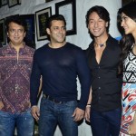 TIGERS HROFF, Kriti Sanon, Salman Khan and Sajid Nadiadwala at the Heropanti success bash