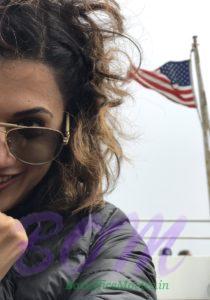 Taapsee Pannu selfie with American flag