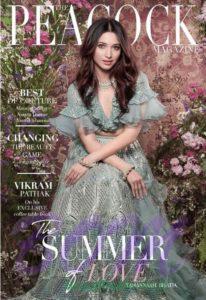 Tamannaah Bhatia cover girl for Peacock Magazine June 2018 issue