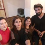 Tamannah Bhatia selfie with Rana Daggubati and team