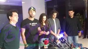 Tamasha team addresses the media at the Tamasha Wrap Up Party