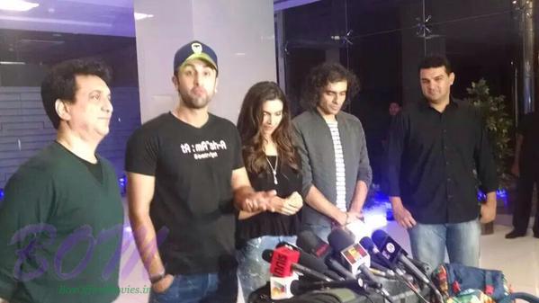 Tamasha team addresses the media at the Tamasha Wrap Up Party