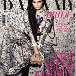 The Hero movie actress Athiya Shetty on the cover page on Harper's Bazaar Magazine Cover Page