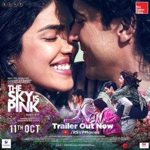 The Sky Is Pink Romantic emotional movie poster