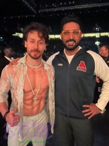 Tiger Shroff with Abhishek Bachchan